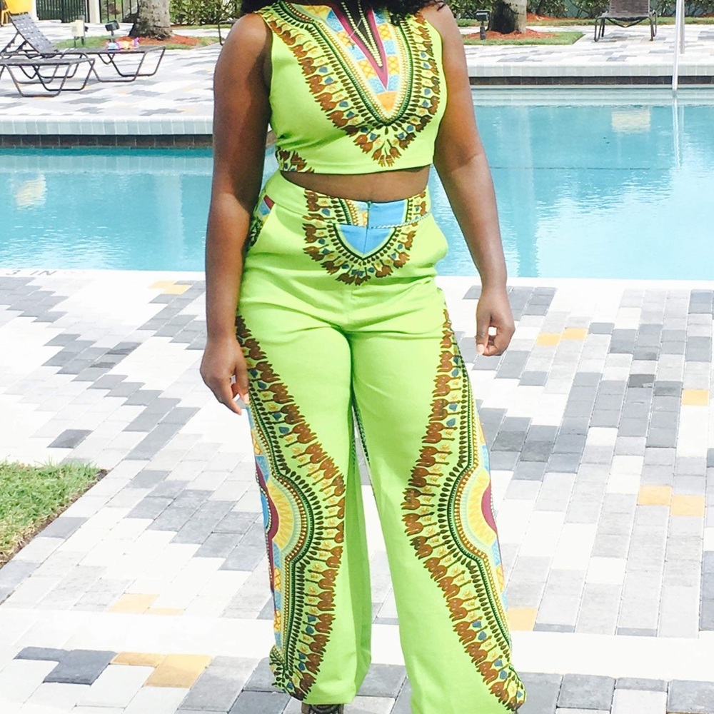 AFRICAN DASHIKI SET - Picture 2 of 3